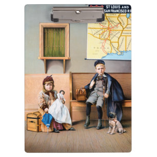 PORTE-BLOC AFFICHE DE CHEMIN DE FER, 1898