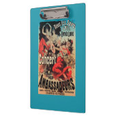 Porte-bloc Affiche de concert sur l'avenue De Champs-Elysees (Gauche)