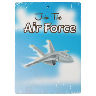 Porte-bloc Affiche de jet classique de l'armée de l'air