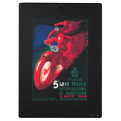 Porte-bloc Affiche de moto de Premio Internat'l de mamie 5 (Dos)