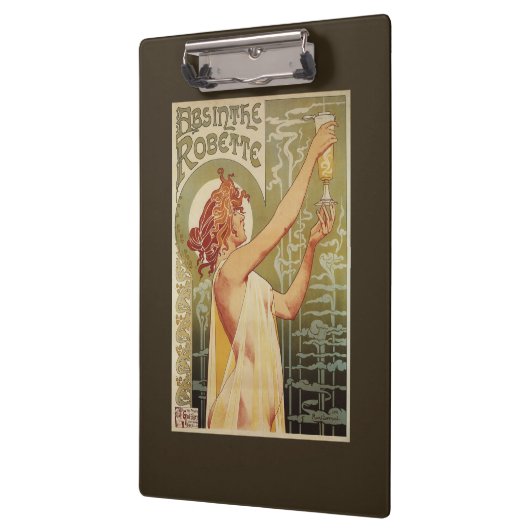 Porte-bloc Affiche de publicité d'absinthe de Robette (Gauche)