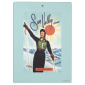 Porte-bloc Affiche de publicité de Gretchen Fraser (Dos)