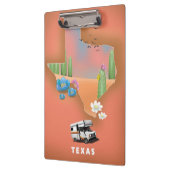 Porte-bloc Affiche de voyage au Texas (Gauche)