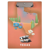 Porte-bloc Affiche de voyage au Texas (Devant)