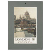 Porte-bloc Affiche de voyage de Great Western St Paul (Dos)