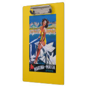 Porte-bloc Affiche de voyage de marina de Massa (Gauche)