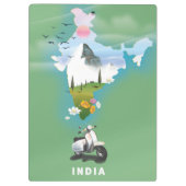 Porte-bloc Affiche de voyage en Inde (Dos)