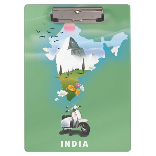 Porte-bloc Affiche de voyage en Inde (Devant)