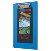 Porte-bloc Affiche finie Grahame-Blanche et plate d'aérodrome (Gauche)