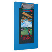 Porte-bloc Affiche finie Grahame-Blanche et plate d'aérodrome (Swatch)