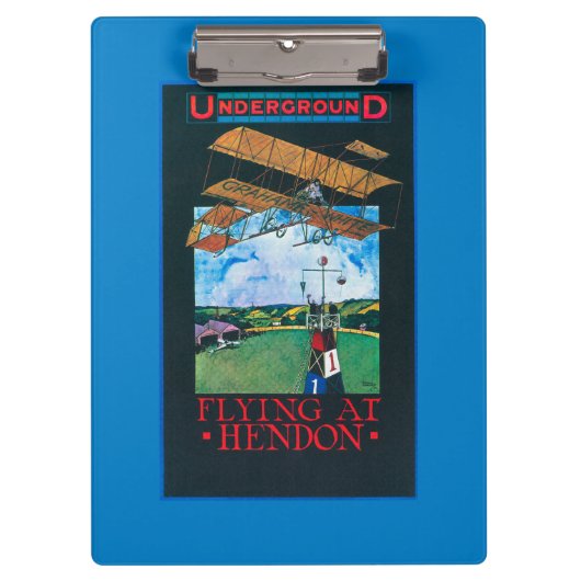 Porte-bloc Affiche finie Grahame-Blanche et plate d'aérodrome (Devant)