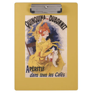 Porte-bloc Affiche promotionnelle d'apéritif de Quinquina