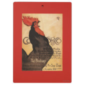 Porte-bloc Affiche promotionnelle de coq périodique de (Dos)