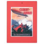 Porte-bloc Affiche promotionnelle de dirigeable d'Adjudant (Dos)
