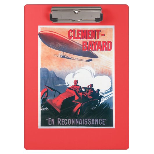 Porte-bloc Affiche promotionnelle de dirigeable d'Adjudant (Devant)