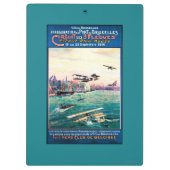 Porte-bloc Affiche promotionnelle décommandée d'avion de (Dos)