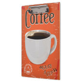 Porte-bloc Affiche publicitaire de café vintage (Gauche)