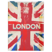Porte-bloc Affiche syndicale vintage de Londres (Dos)