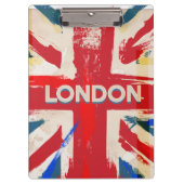 Porte-bloc Affiche syndicale vintage de Londres (Devant)