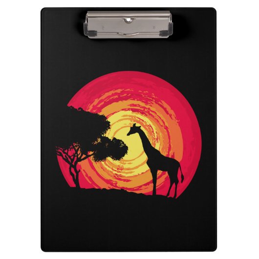 Porte-bloc African sunset (Devant)