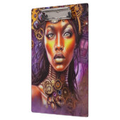 Porte-bloc Afro Steampunk Inspired Art  (Gauche)