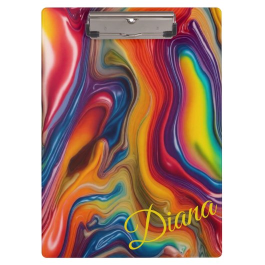 Porte-bloc Agate arc-en-ciel (Devant)