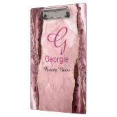 Porte-bloc Agate de vidage et d'or (Gauche)