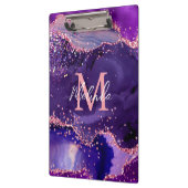 Porte-bloc Agitation des séquences de Parties scintillant vio (Gauche)