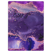 Porte-bloc Agitation des séquences de Parties scintillant vio (Dos)