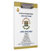 Porte-bloc Aide Recherché maintenant Embaucher les employés L (Swatch)