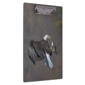 Porte-bloc Aigle Bald avec un poisson (Swatch)