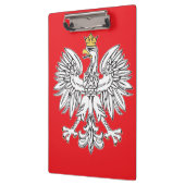 Porte-bloc Aigle Polonais Avec Presse À Couronne Or (Gauche)