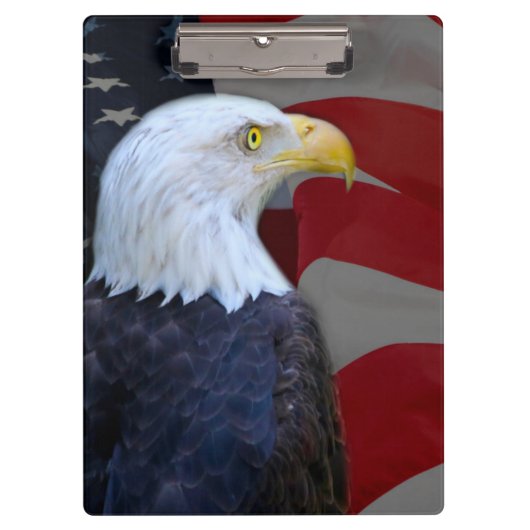 Porte-bloc Aigle porte - bloc/américain avec drapeau (Devant)