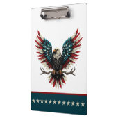 Porte-bloc Aigle rustique patriotique américain/américain cha (Gauche)