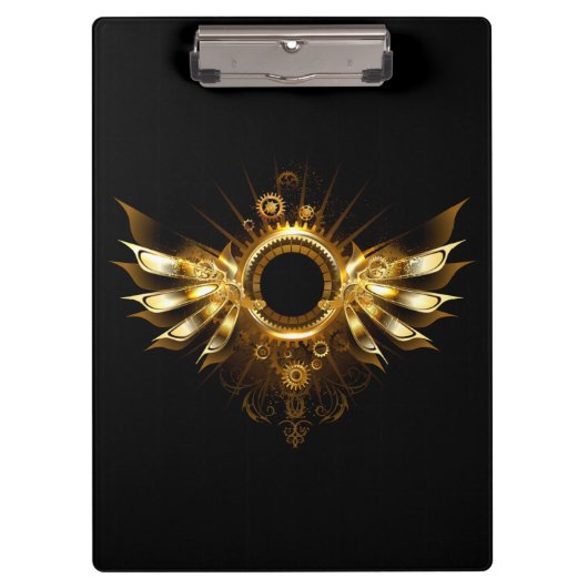 Porte-bloc Ailes steampunk (Devant)