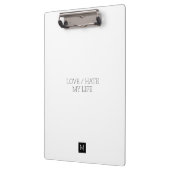 Porte-bloc Aimer/haïr ma vie (Gauche)