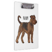 Porte-bloc Airedale terrier dog cartoon (Swatch)