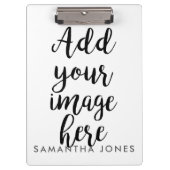 Porte-bloc ajouter sa propre image et son nom (Devant)