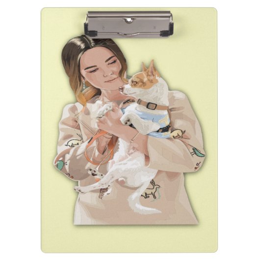 Porte-bloc Ajouter une photo personnalisée (Devant)