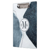 Porte-bloc Ajouter vos initiales | Abstraction adjacente (Gauche)