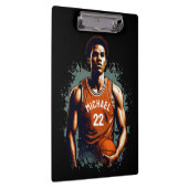 Porte-bloc Ajouter Votre Nom Et Numéro Joueur De basket Perso (Swatch)