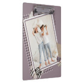 Porte-bloc Ajouter Votre Propre Photo Modern Girly Nom Person (Swatch)