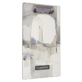 Porte-bloc Ajoutez votre abrégé sur nommé gris de (Swatch)