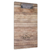Porte-bloc Ajoutez votre logo bois de grange rustique (Swatch)