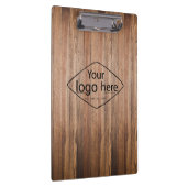 Porte-bloc Ajoutez votre logo bois de grange rustique (Swatch)
