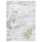 Porte-bloc Ajoutez votre logo bois de grange rustique (Dos)