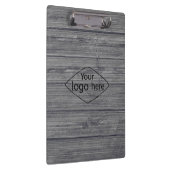 Porte-bloc Ajoutez votre logo bois de grange rustique (Swatch)