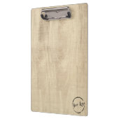 Porte-bloc Ajoutez votre logo bois de grange rustique (Gauche)