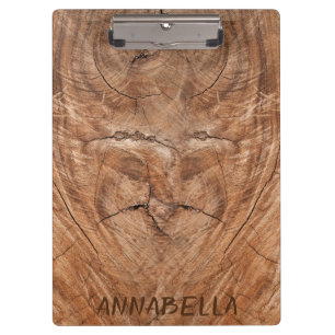 Porte-bloc Ajoutez votre logo en bois de grange rustique 