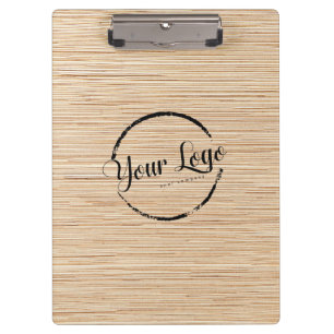 Porte-bloc Ajoutez votre logo en bois de grange rustique